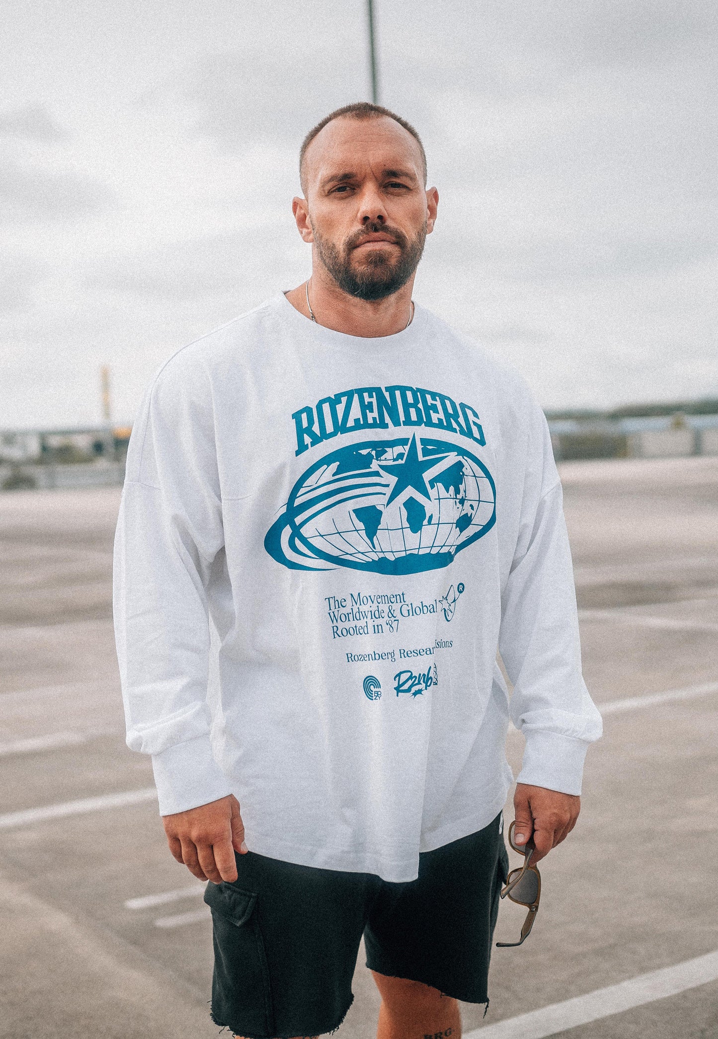 Worldwide Oversized Longtee Bianco